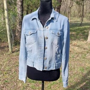 Celebrity Pink Light Wash Jean Jacket